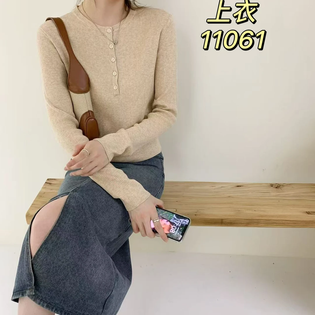 11061（部分无水洗唛，介意慎拍）SANFAN新款针织衫