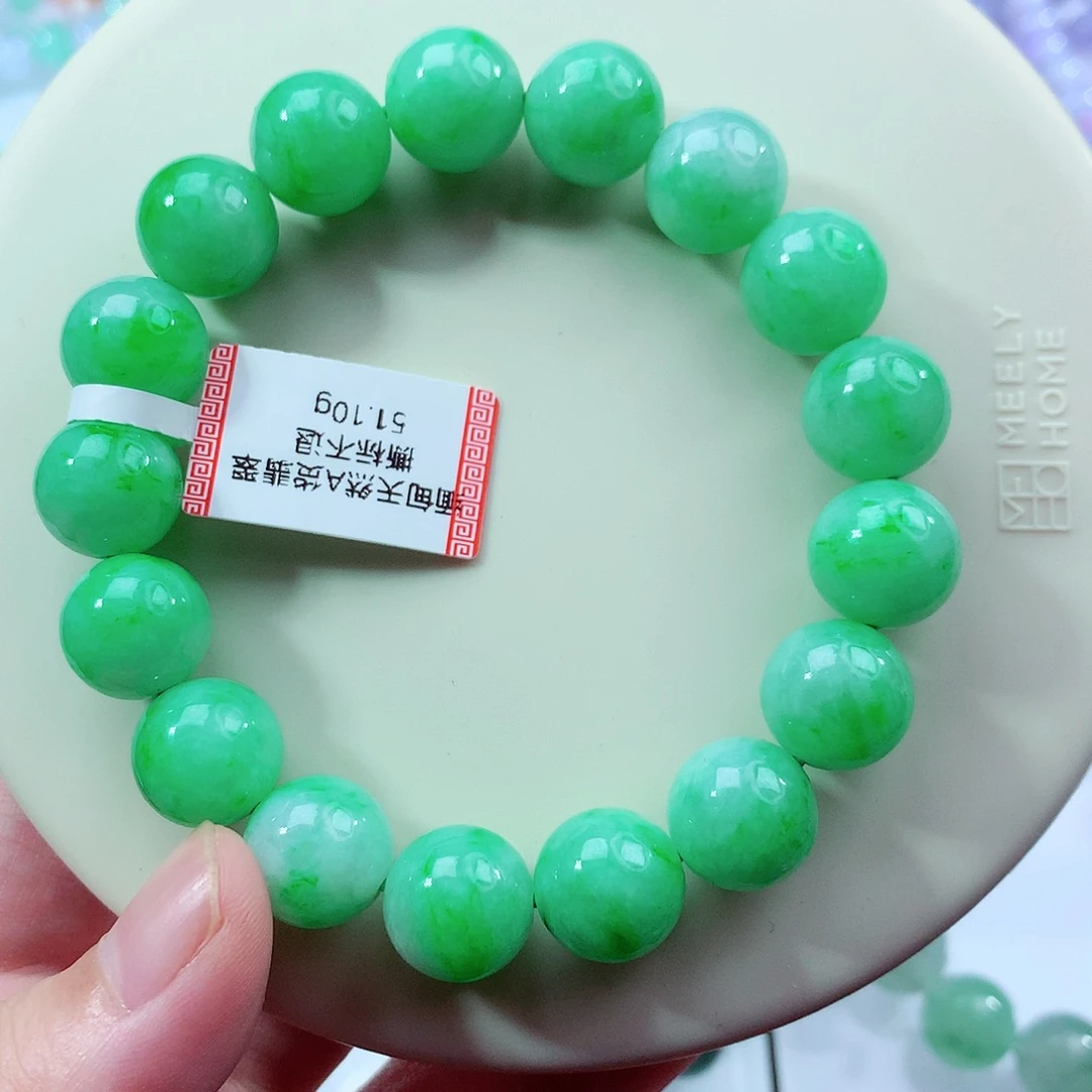翡翠未镶嵌手链卡12