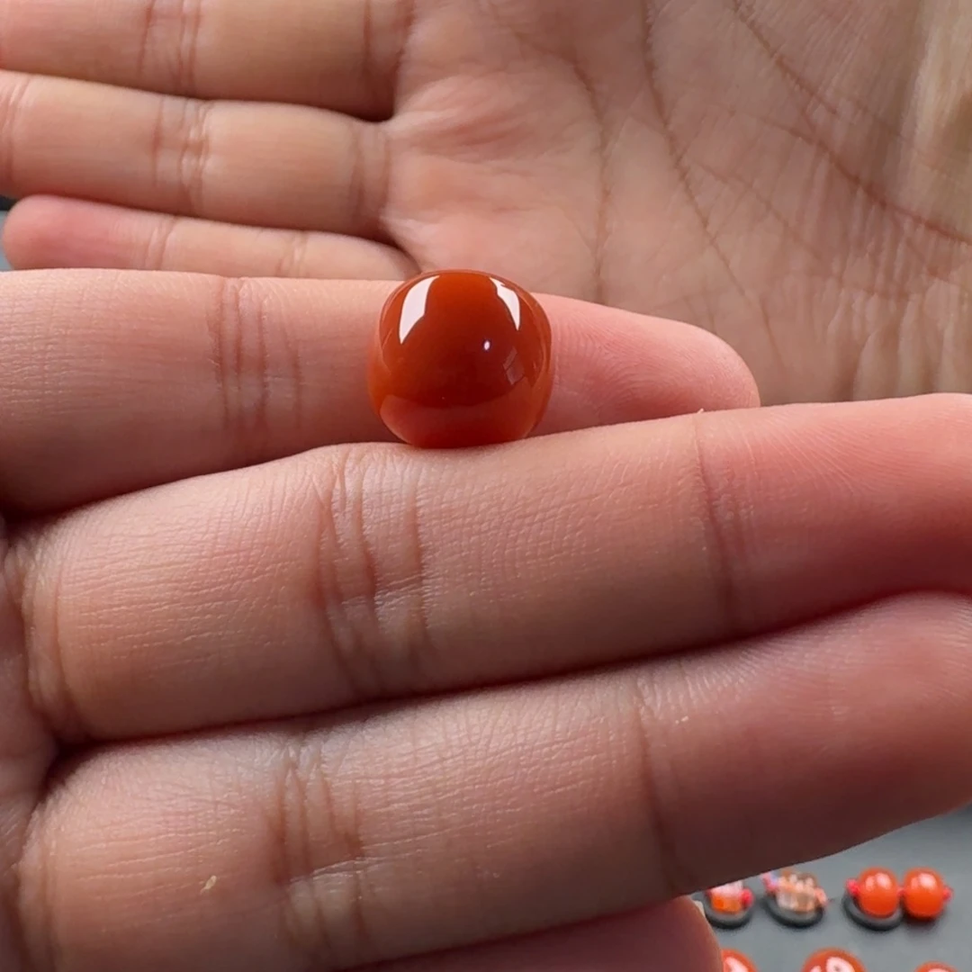南红玛瑙未镶嵌老型13*12mm