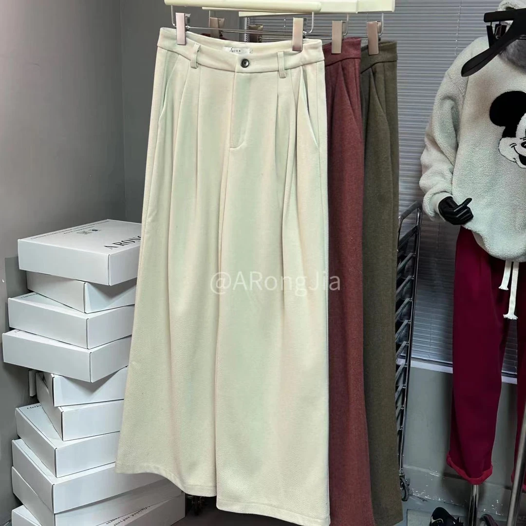 【ARONG阿荣家】02302冬裤-杏色-SML-郑