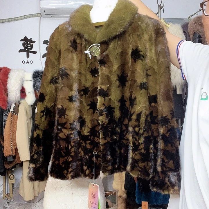 商场断码拼服女士外套