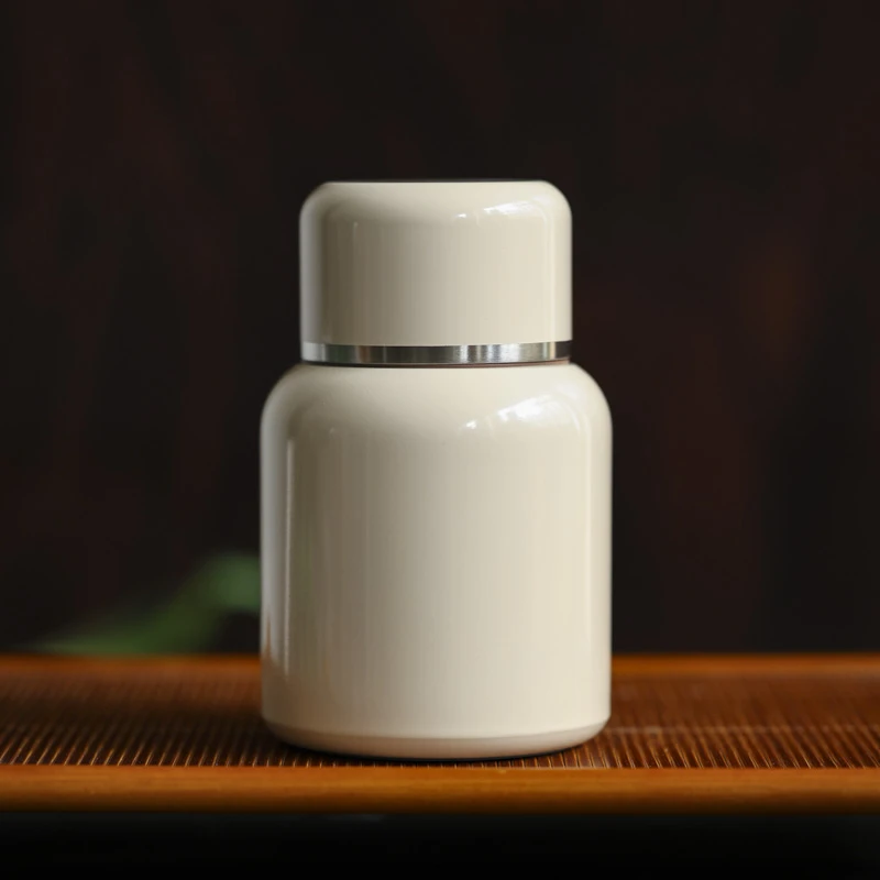 【悦生活】小炮蛋焖茶杯-米白 260ml(Q6280)