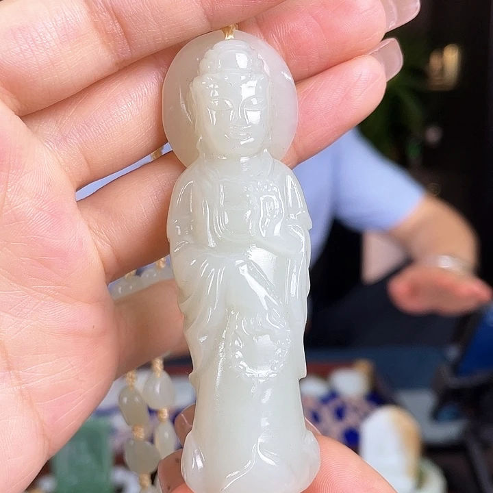 和田玉未镶嵌颈饰定制发货