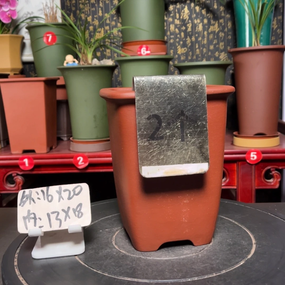 紫砂花盆紫砂花盆