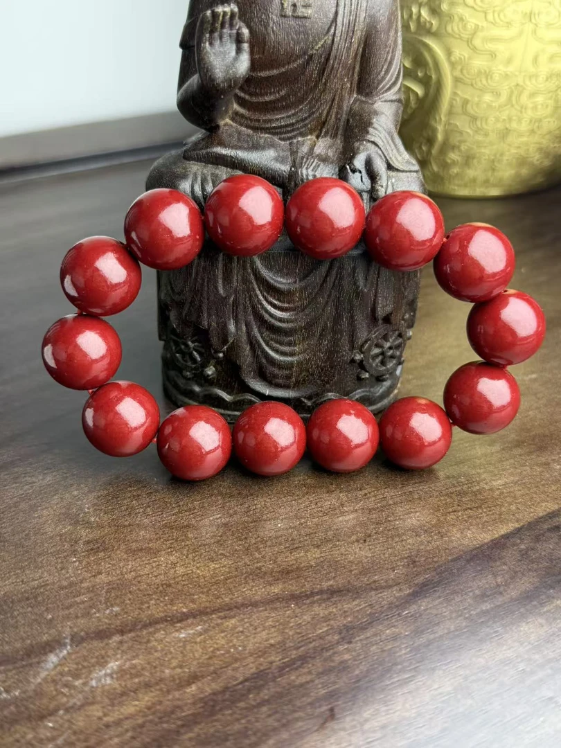 含辰砂工艺品【兴彤】zs单圈手串大