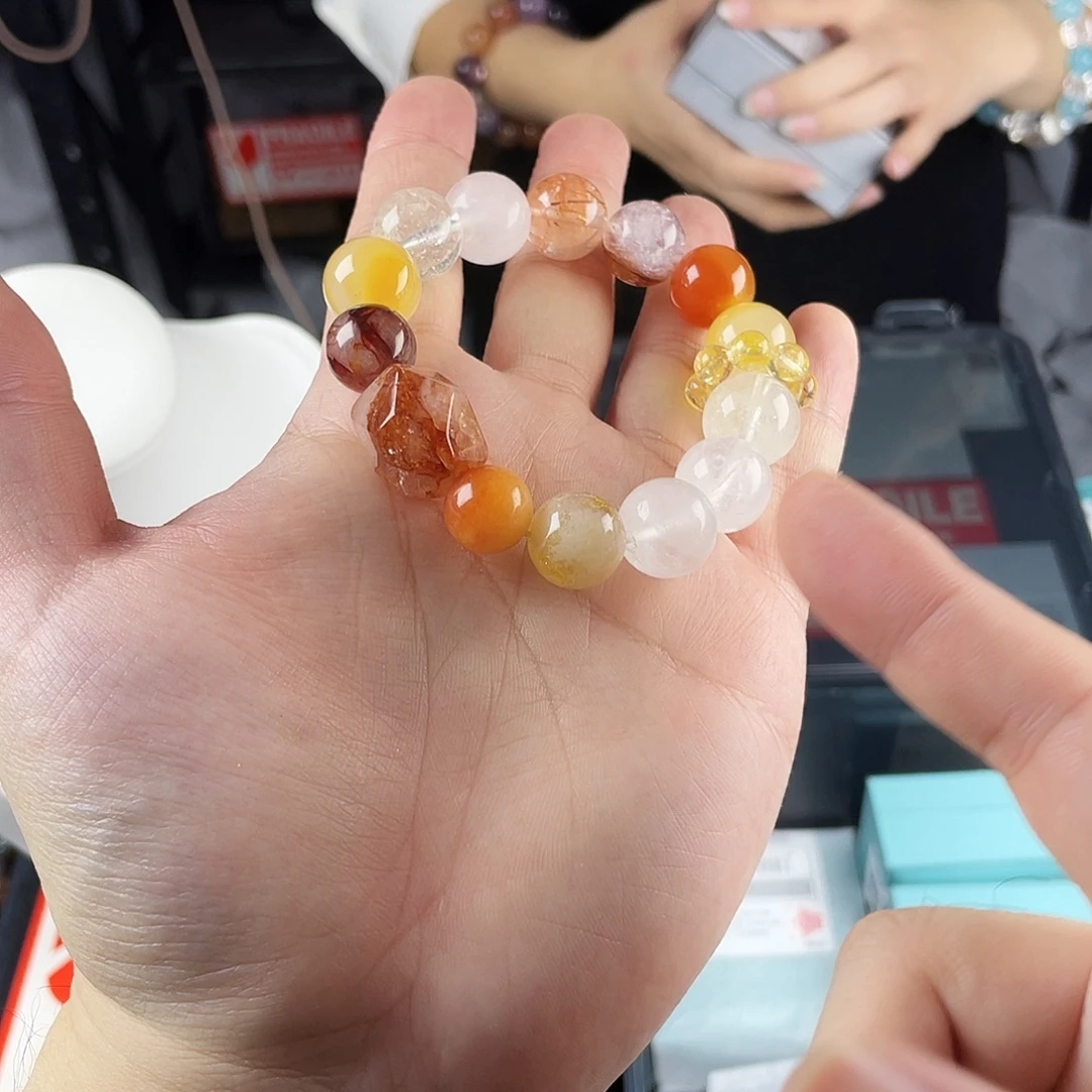 银S925镶嵌水晶手链