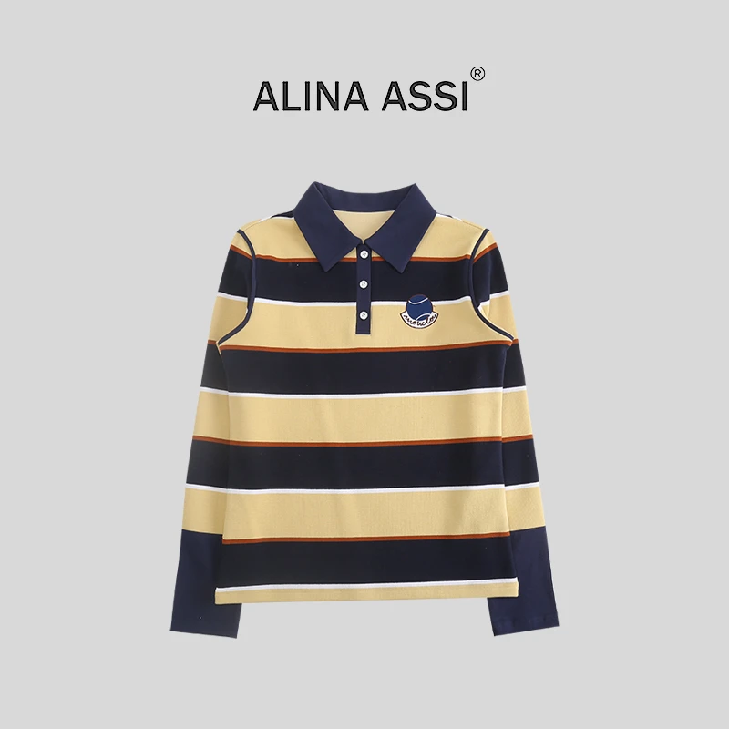 【菲菲】2025秋季新款T恤百搭休闲长袖上衣W0711