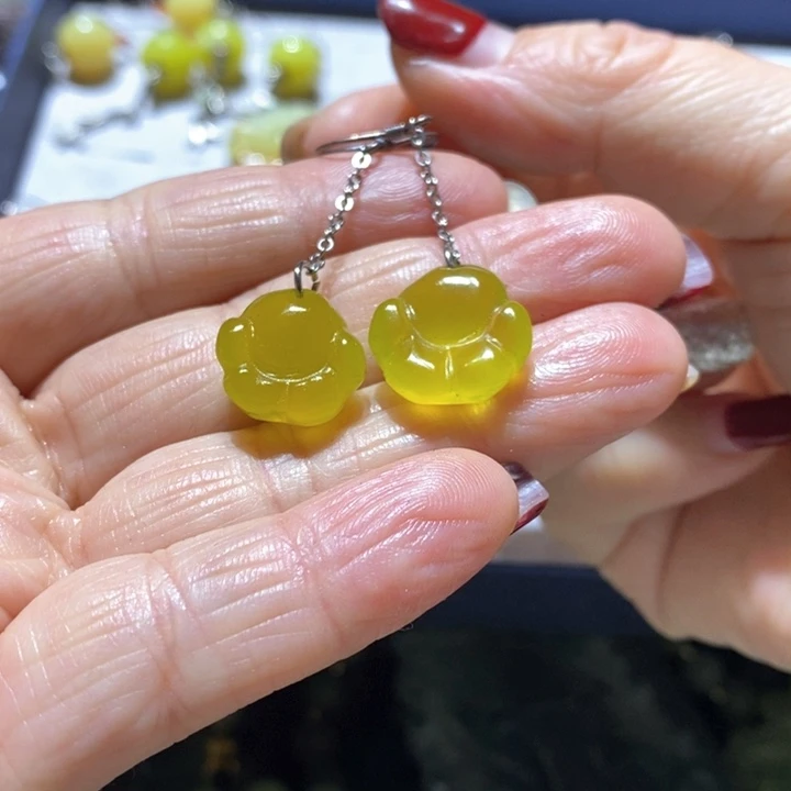 岫玉毛衣链未镶嵌