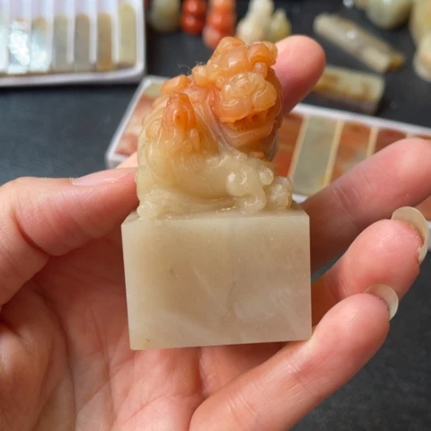碗***老挝石印石3.5*3.5*5.8