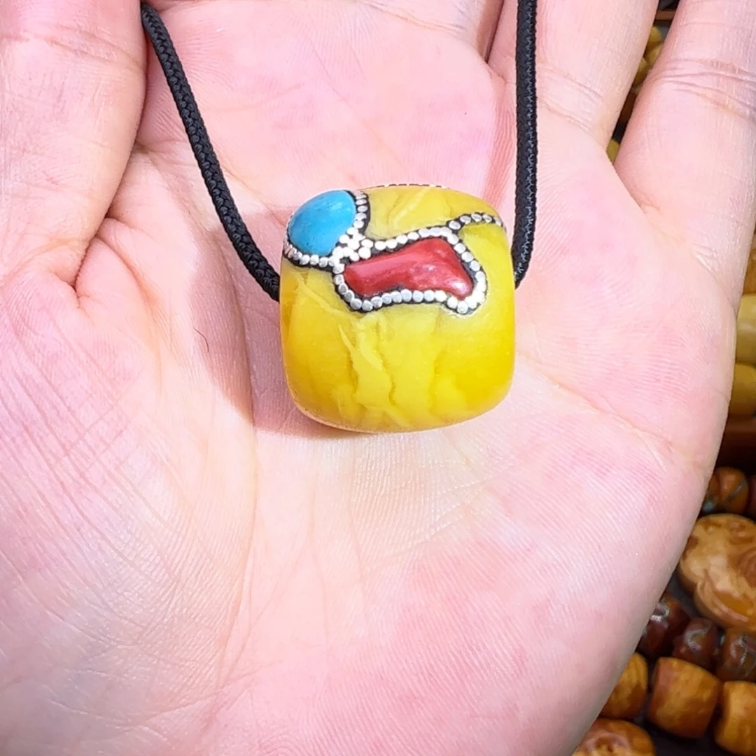 蜜蜡银S925镶嵌珠宝奇石