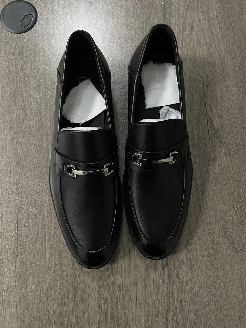 金家品牌男鞋 断码撤柜尾货 商务豆豆鞋 头层牛皮材质 发泡底X310