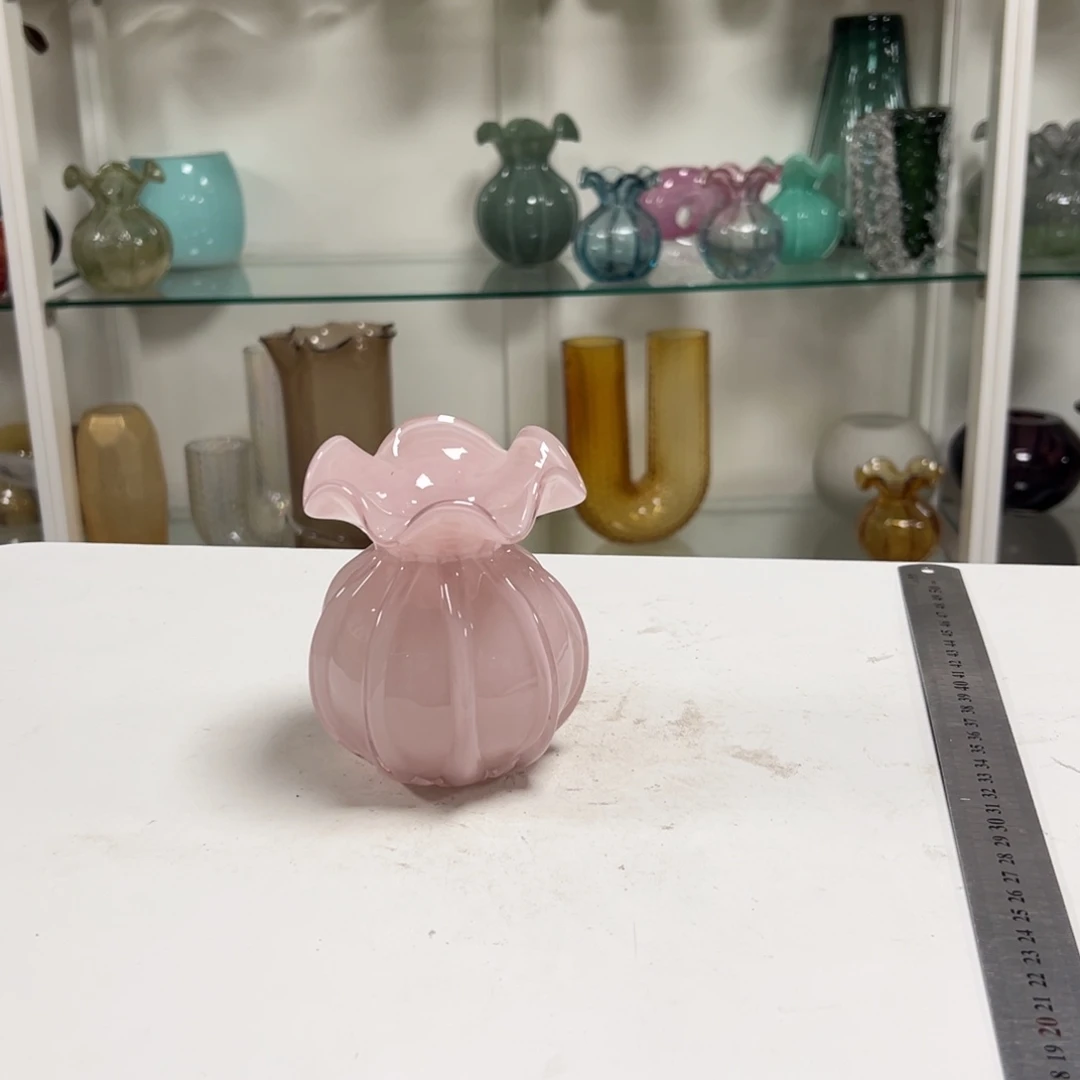 粉色小钱袋高度10微瑕