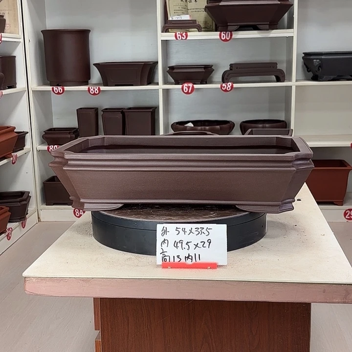 花盆紫砂中切角大