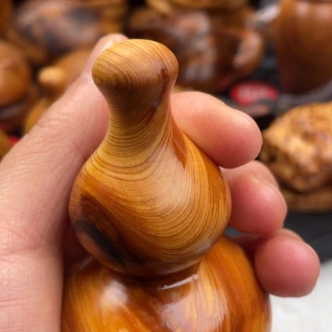 【闪购商品】柏木（崖柏）骁**战正宗太行陈化黑油糖心葫芦有碳化结香