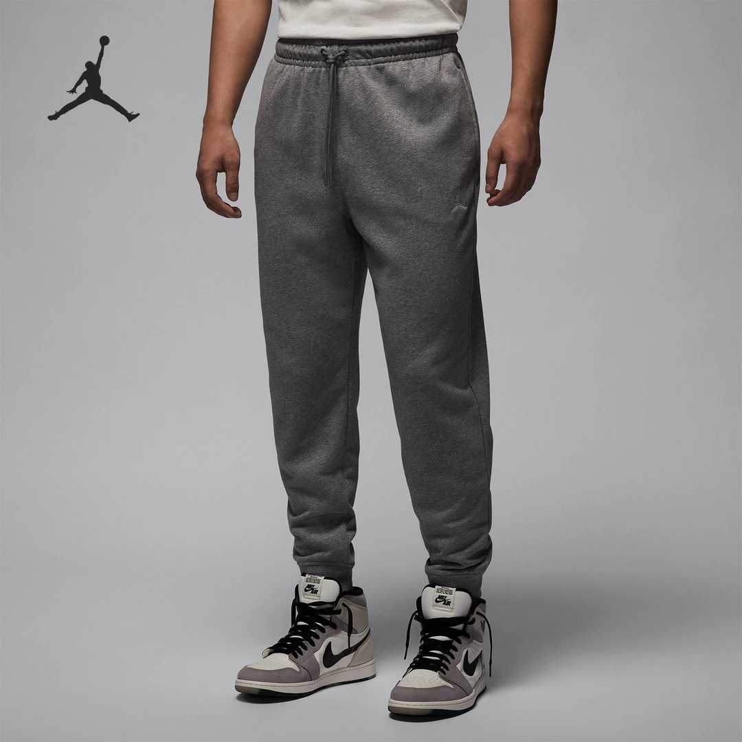 Nike/耐克正品JORDAN男士运动训练系带针织长裤FV7280-091