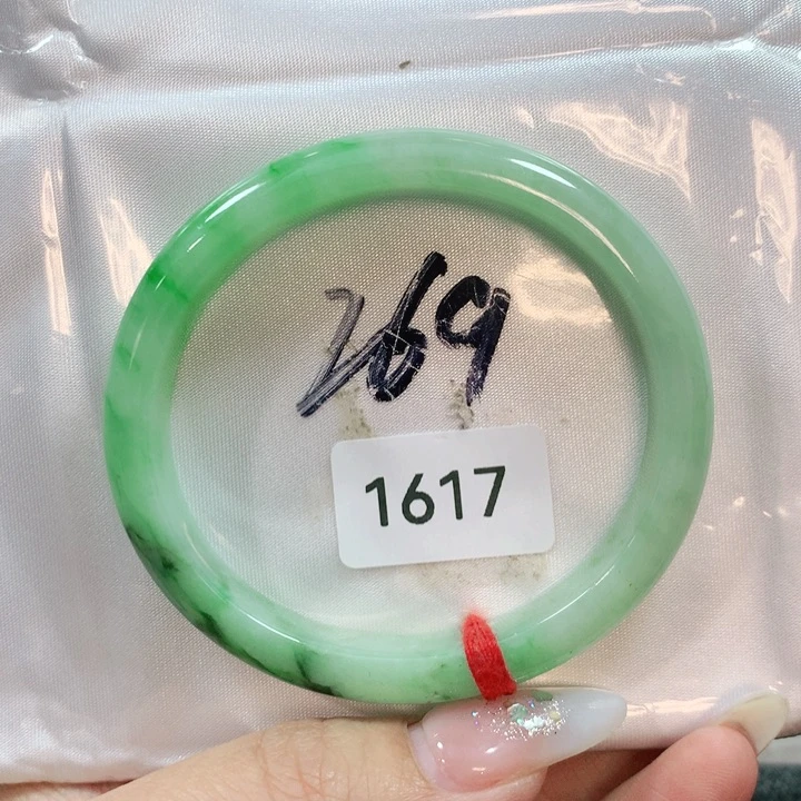 翡翠手镯未镶嵌天然翡翠手镯54