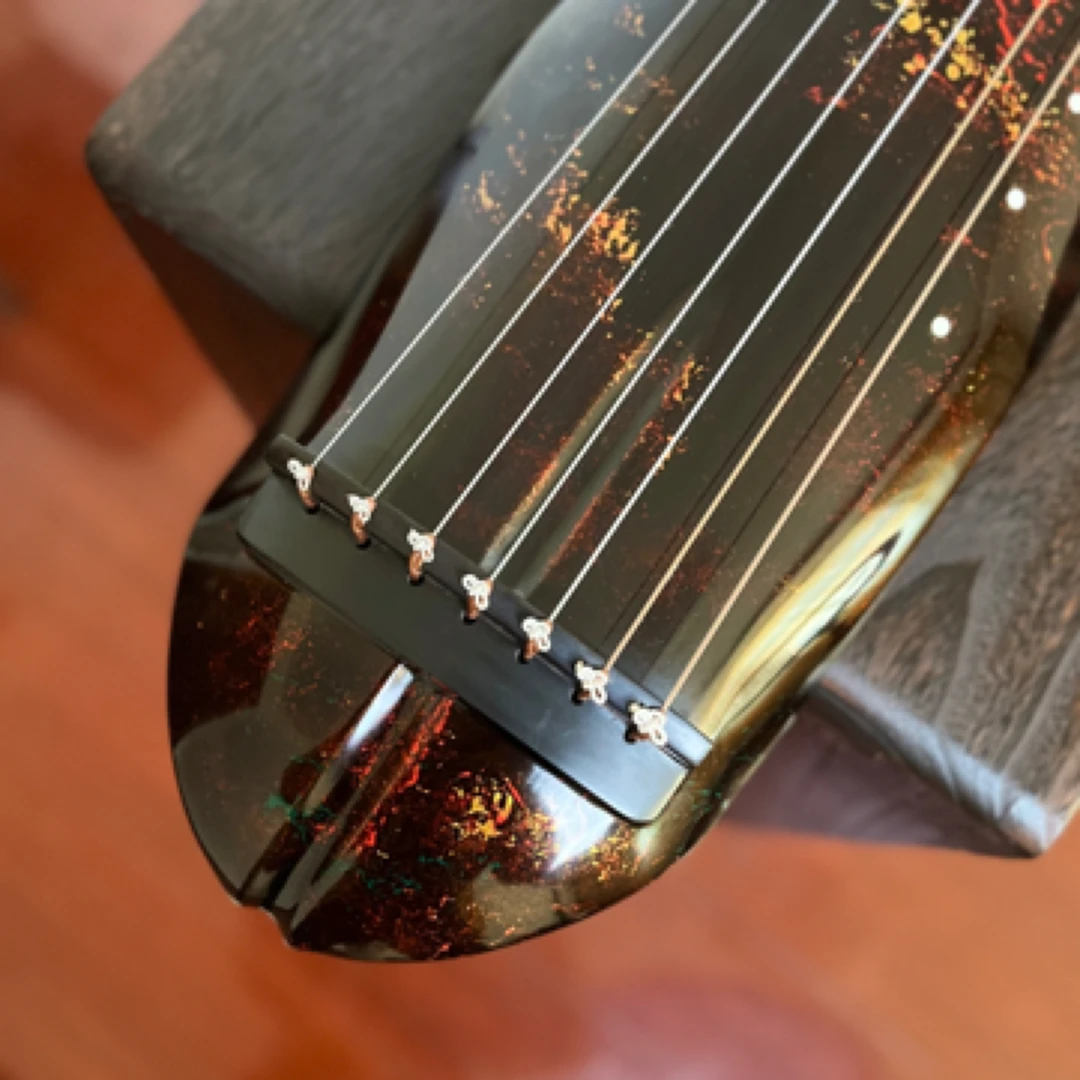 强龙安监制龙安意传级蕉叶式古琴