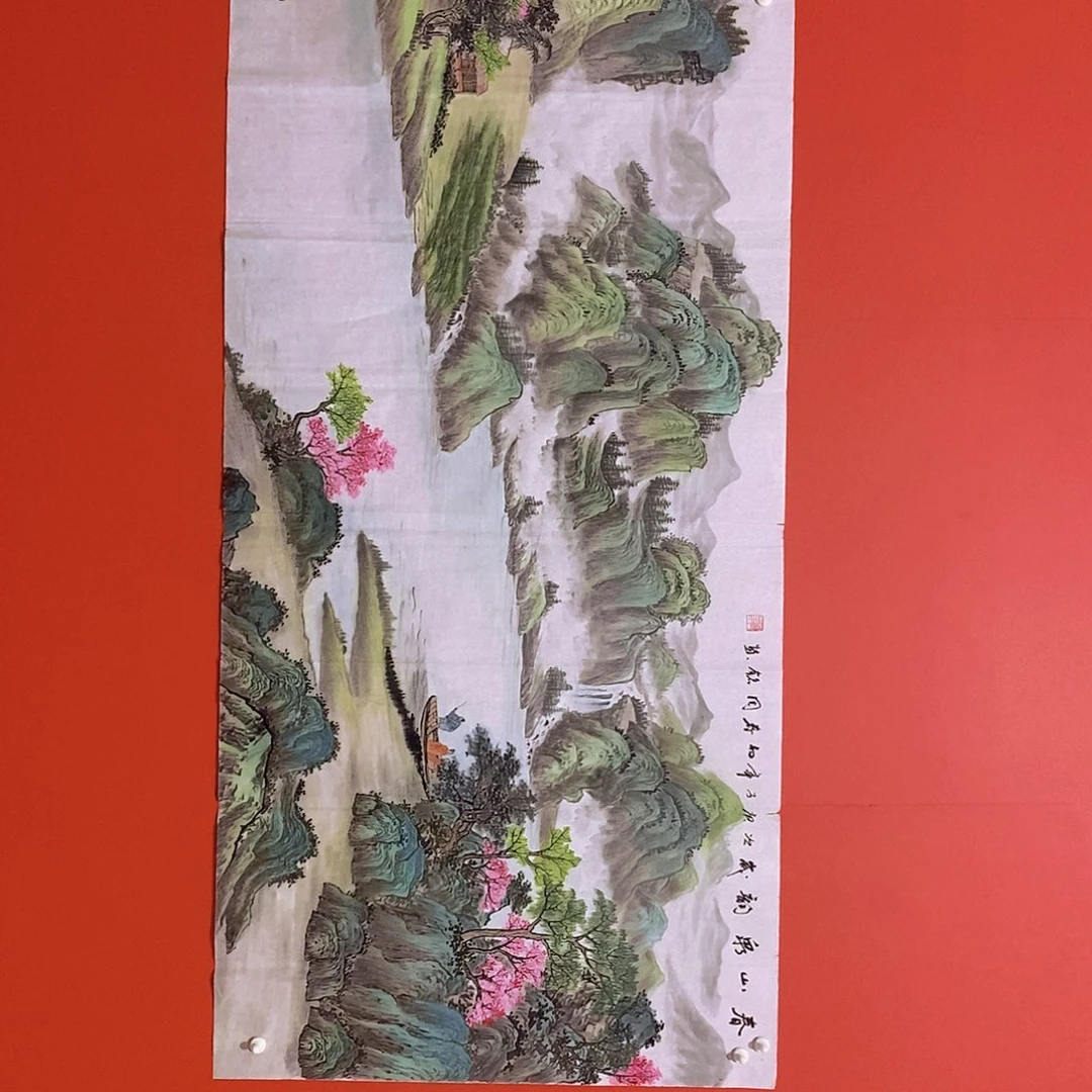 国画花鸟作品山水作品