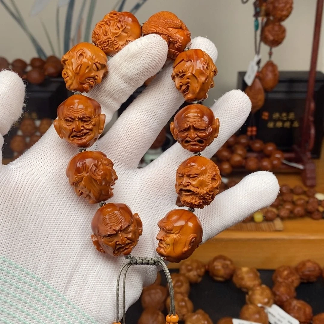 手串橄榄核许静健老师写实罗汉