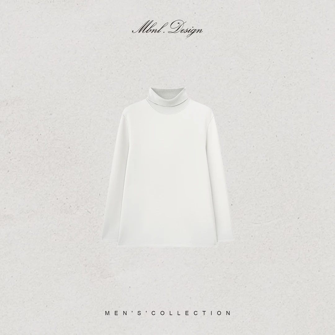 MBNL-F「BBR.Simple」秦磊男装山羊绒定织螺纹立领长袖LL-WSY1212