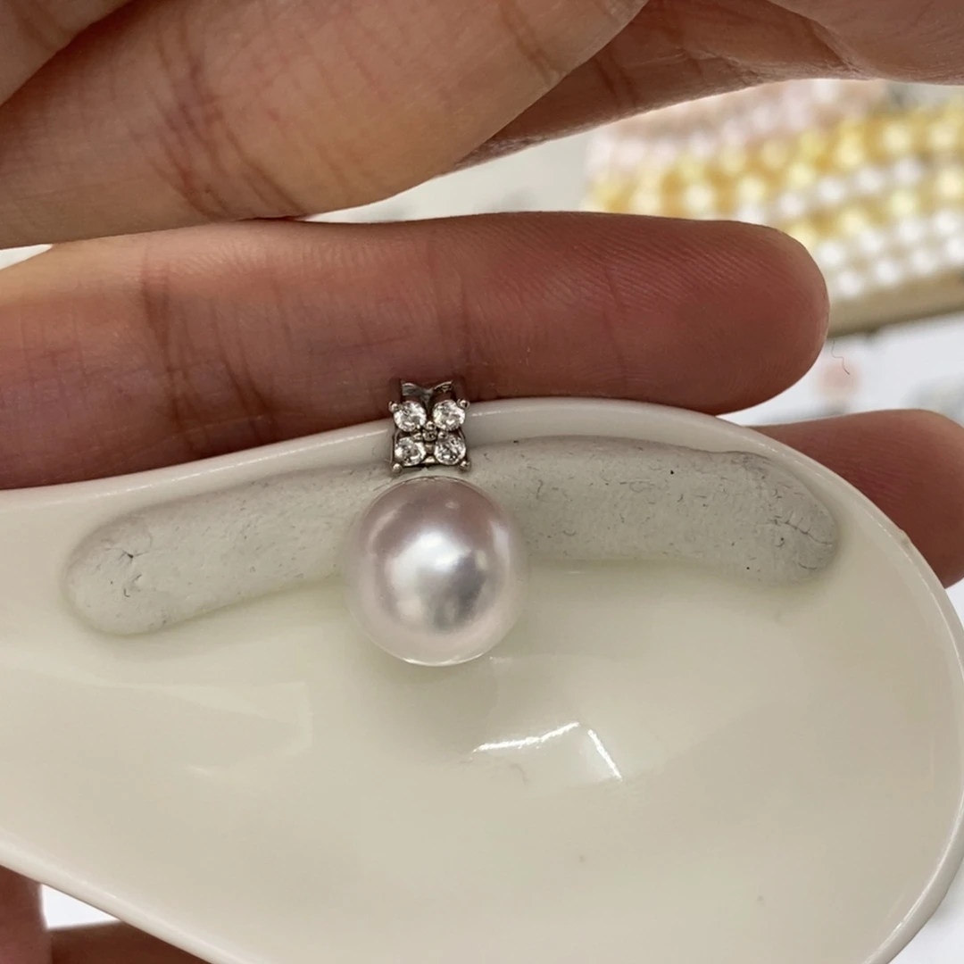 海水珍珠裸珠未镶嵌澳白11-12不含配件