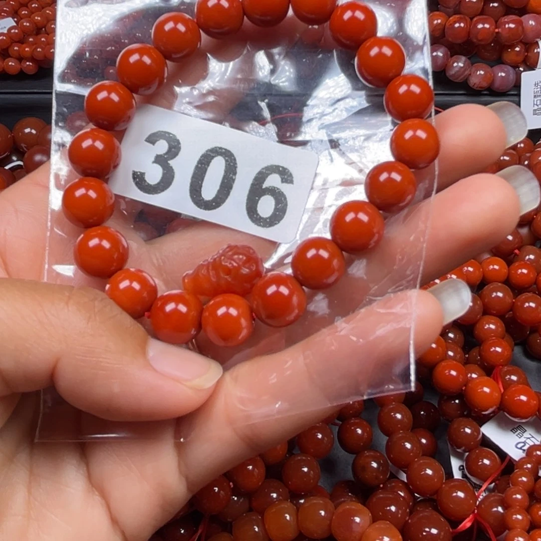 手链未镶嵌南红玛瑙小**儿