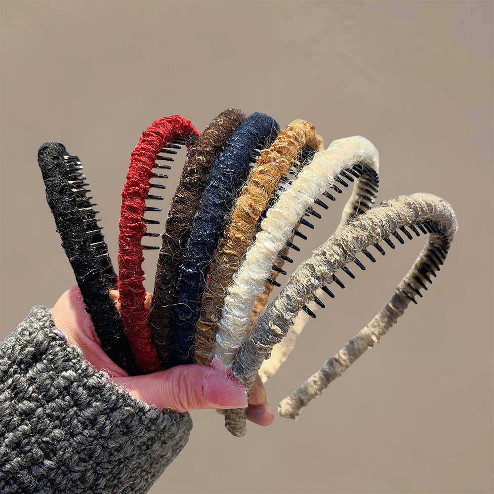 瑞丽风女极简风复古显白防滑发箍复古百搭可爱网红气质简约少女