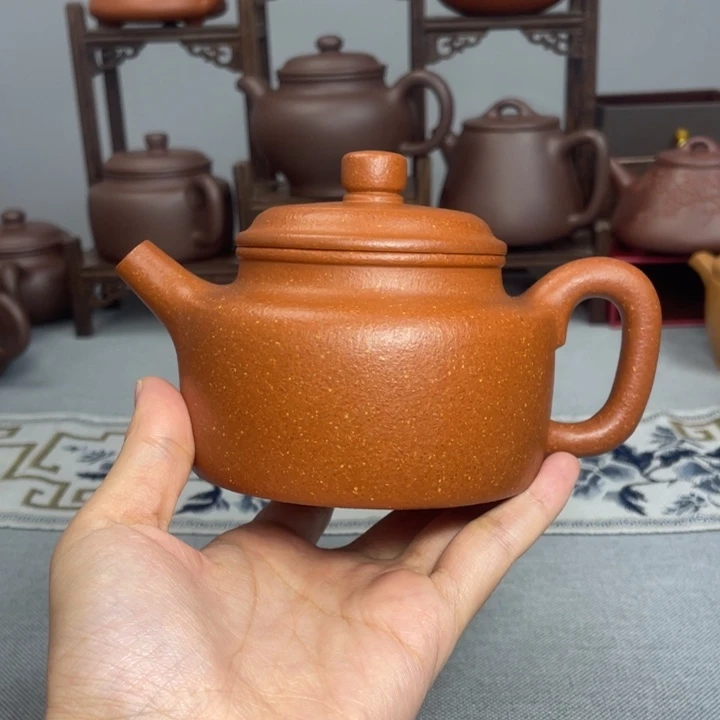 用***3茶杯紫砂德中 红降坡 精挑 260
