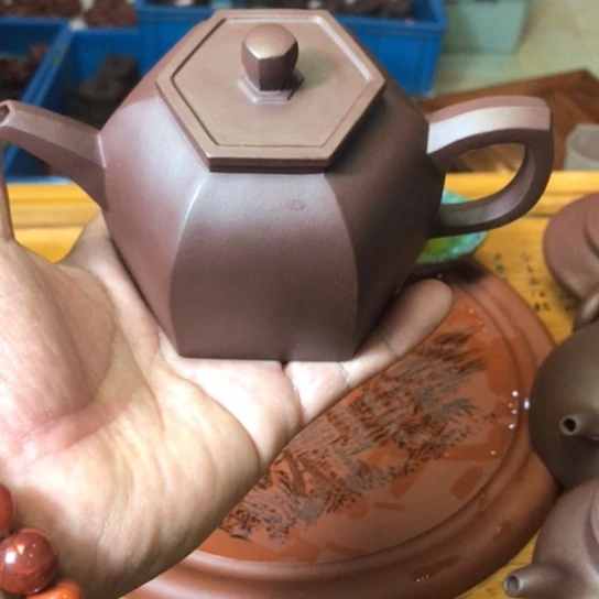 记***长茶壶紫砂紫砂壶茶壶