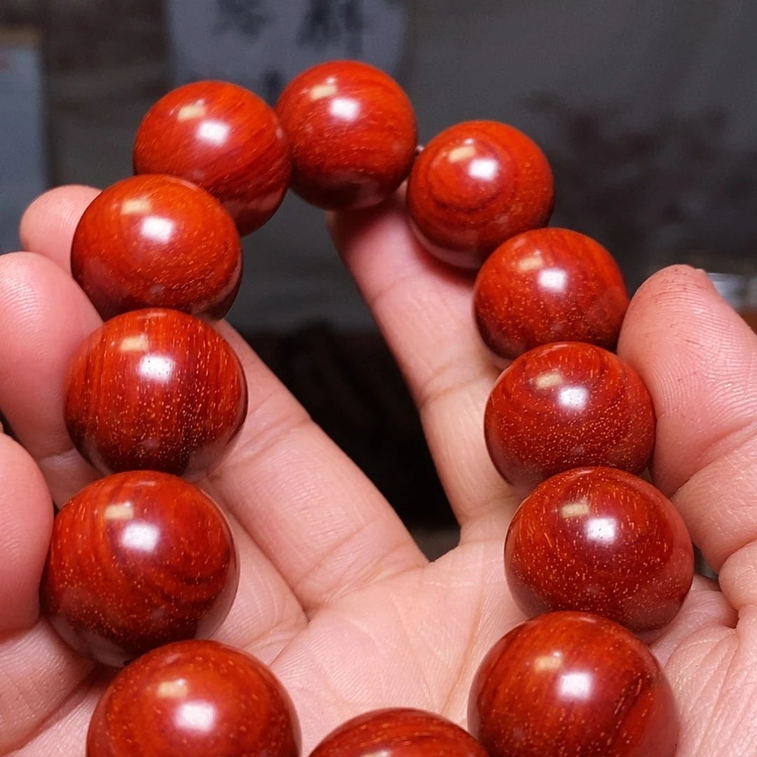 檀香紫檀（小叶紫檀）手串重****博2.0