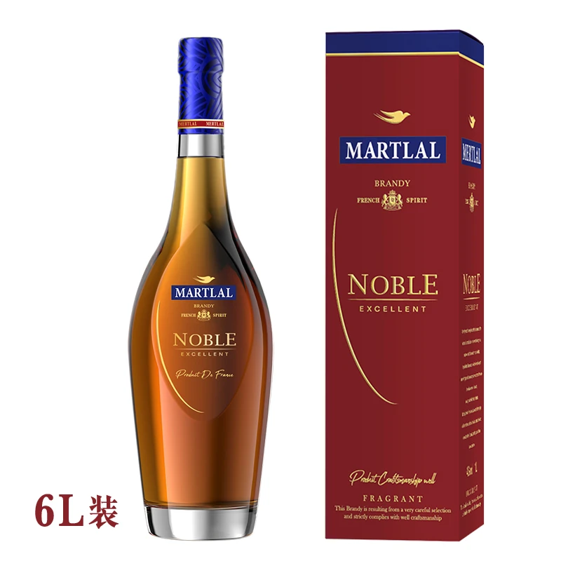 【正品酒行专属】40%vol路易威斯卡托·名爵XO白兰地6L单支礼盒装