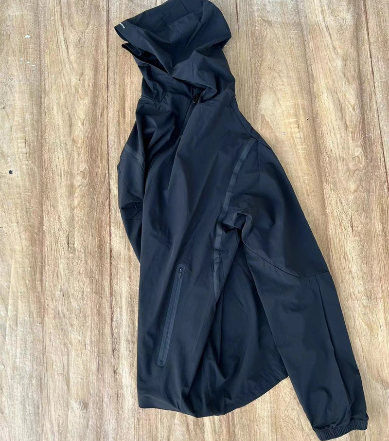 511-防晒衣皮肤衣单黑色，男女款，薄款夏外套，压胶拼缝，做工棒