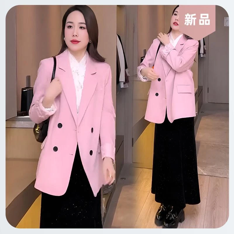 新中式西装外套女设计感2025春秋新款韩版高端气质宽松休闲小西服