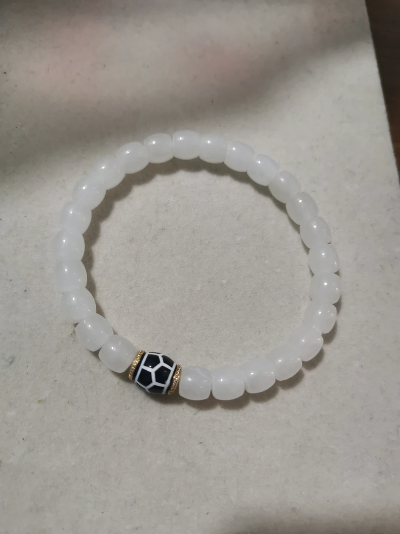 白玉文玩单圈手串