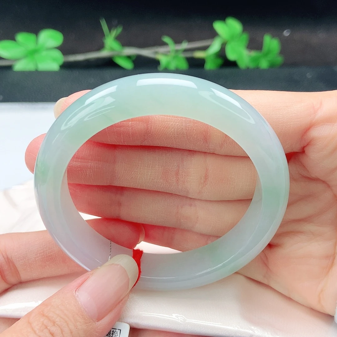 未镶嵌手镯翡翠54圈