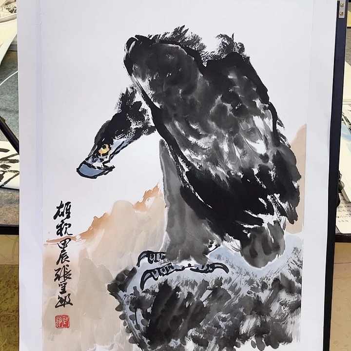 国画张圣敏先生纯手绘作品