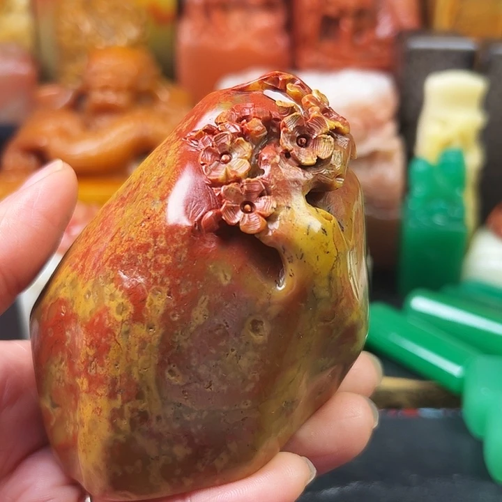 寿山石印石寿山石篆刻章 