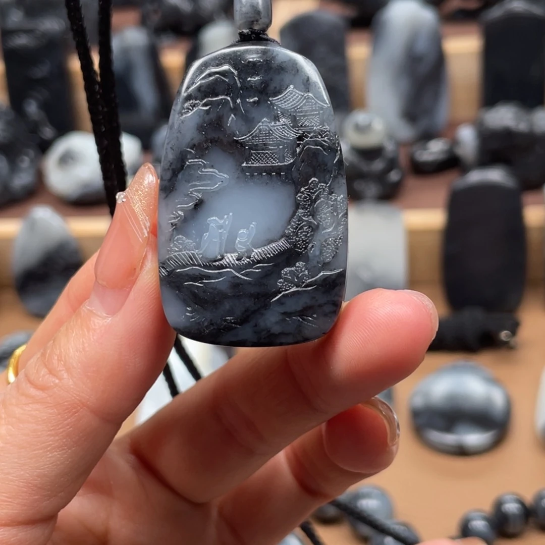 和田玉颈饰未镶嵌