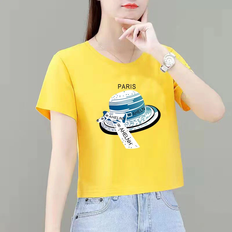 印花简约体恤打底上衣服