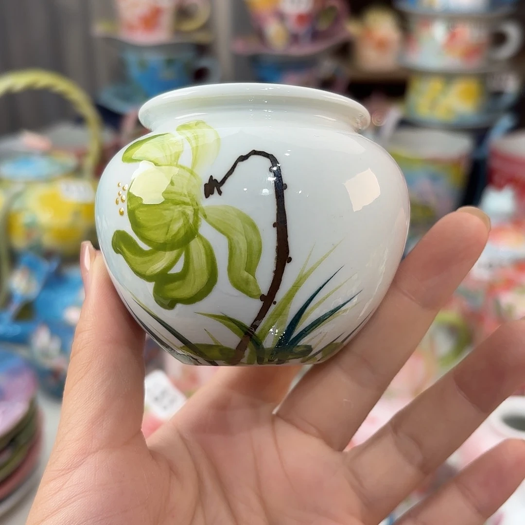 景德镇手绘高温釉下彩陶瓷茶具