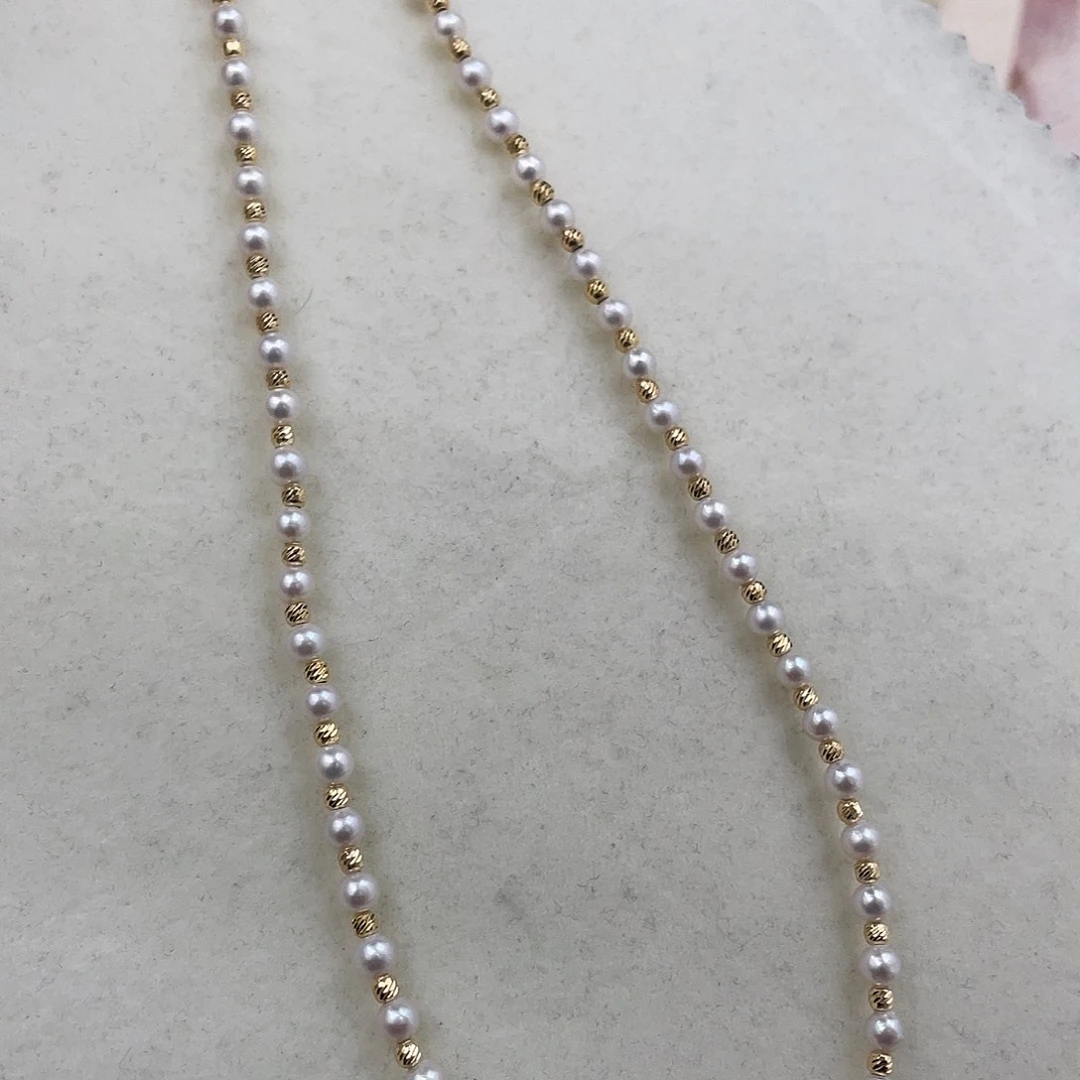 淡水珍珠银S925镶嵌颈饰