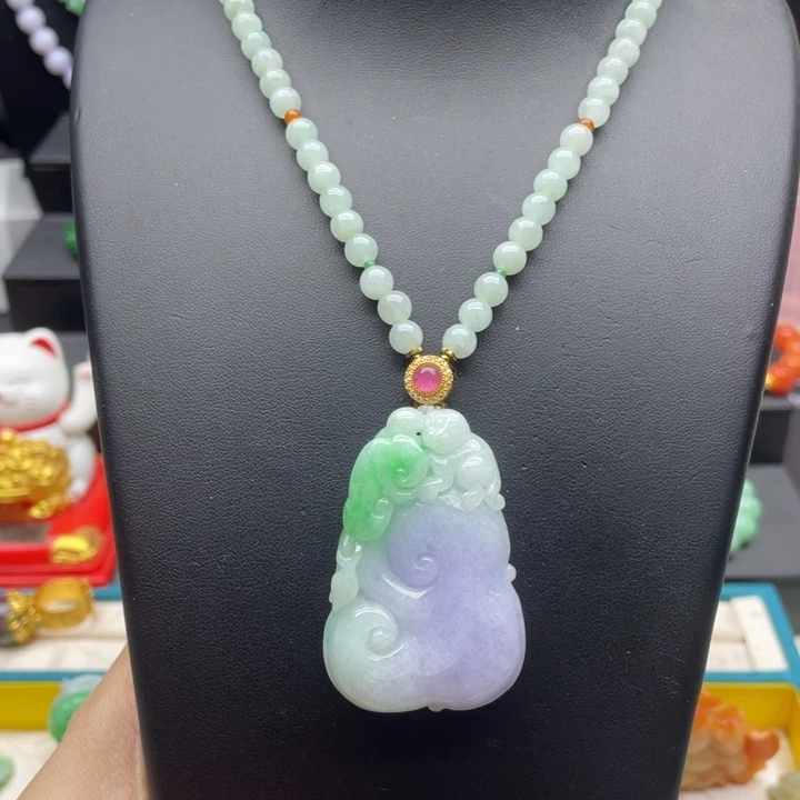 翡翠未镶嵌颈饰翡翠如意
