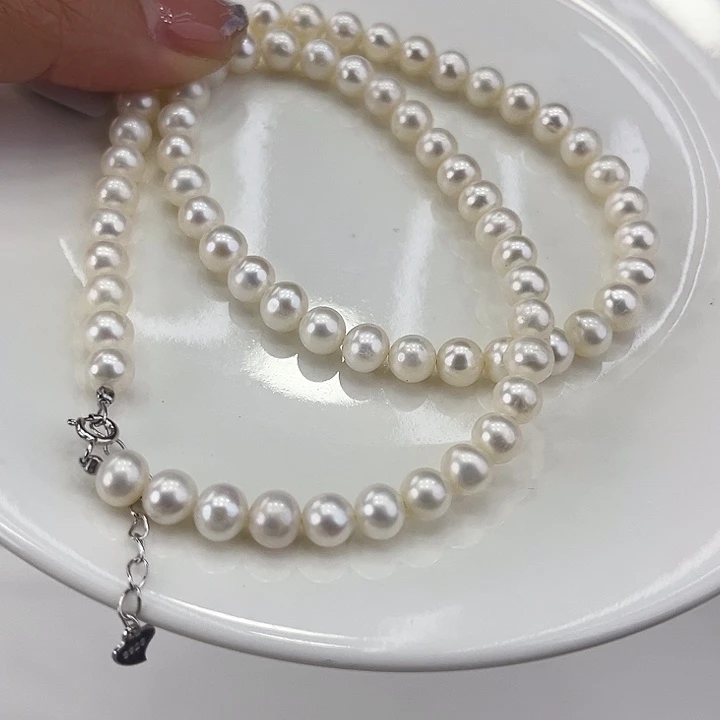 淡水珍珠颈饰未镶嵌卡6