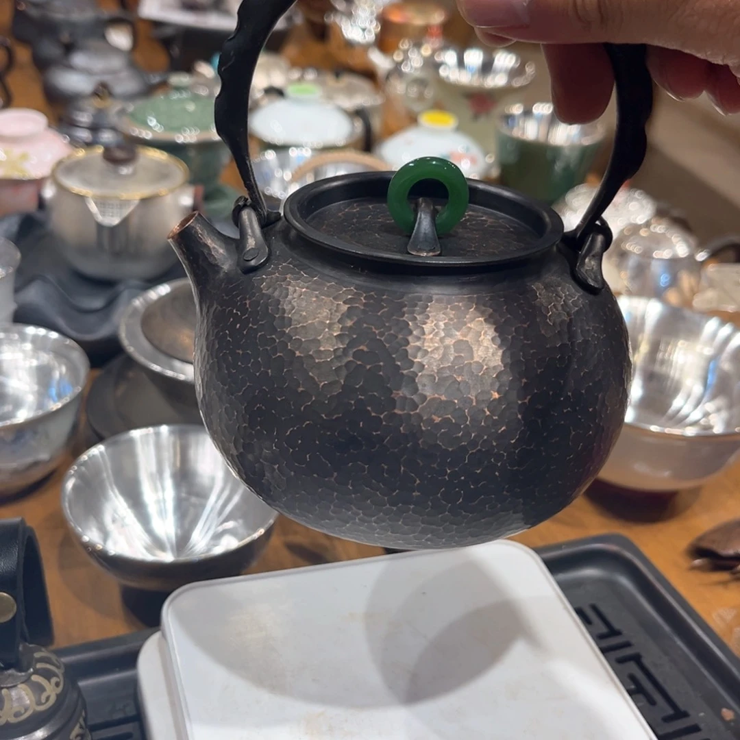 豌豆荚苹果壶500 手工锻打工艺