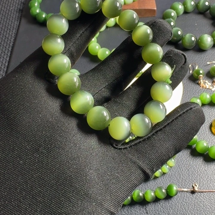 和田玉（碧玉）手串未镶嵌