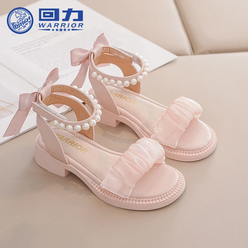 回力童鞋女童凉鞋2025夏季新款女孩儿童软底洋气公主鞋女孩沙滩鞋