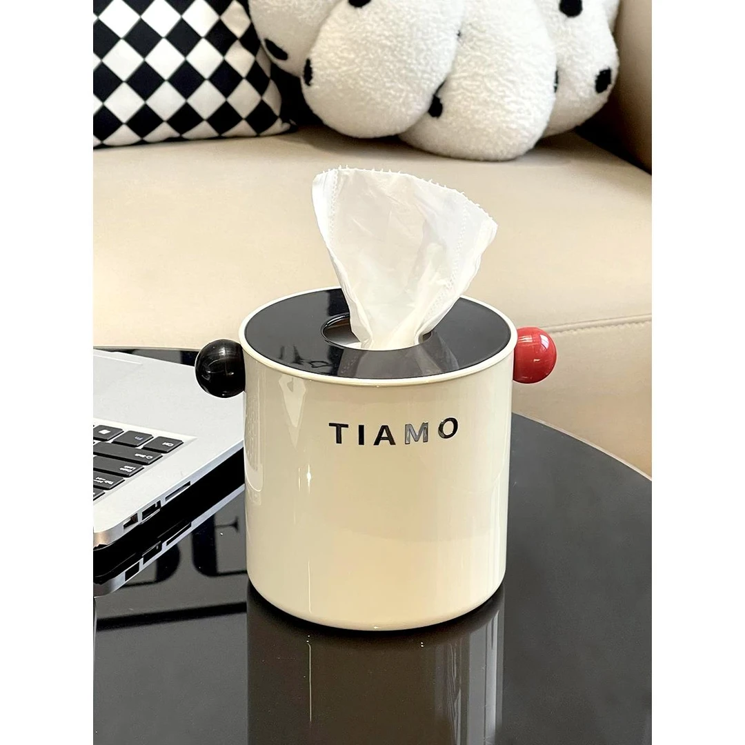 卷纸筒盒桌面创意客厅茶几纸巾卷纸收纳盒圆形卷纸盒卫生纸纸巾盒