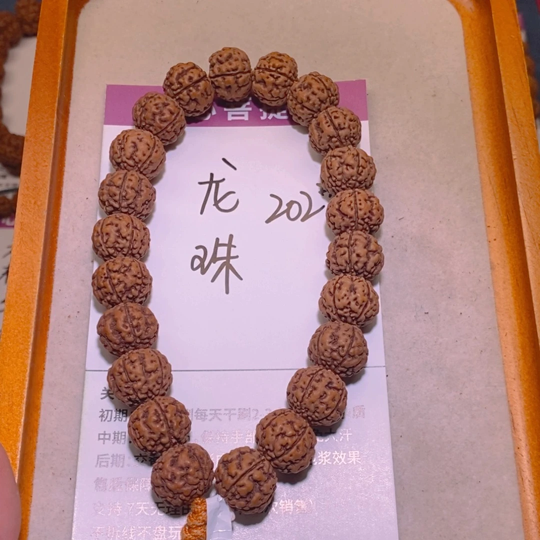 鸿***金刚菩提手串202龙珠15+