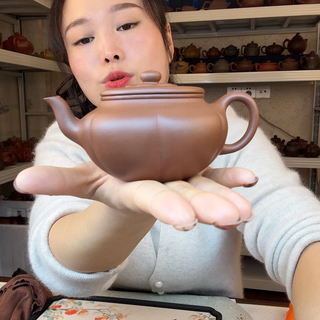 紫砂茶壶精工制作微暇