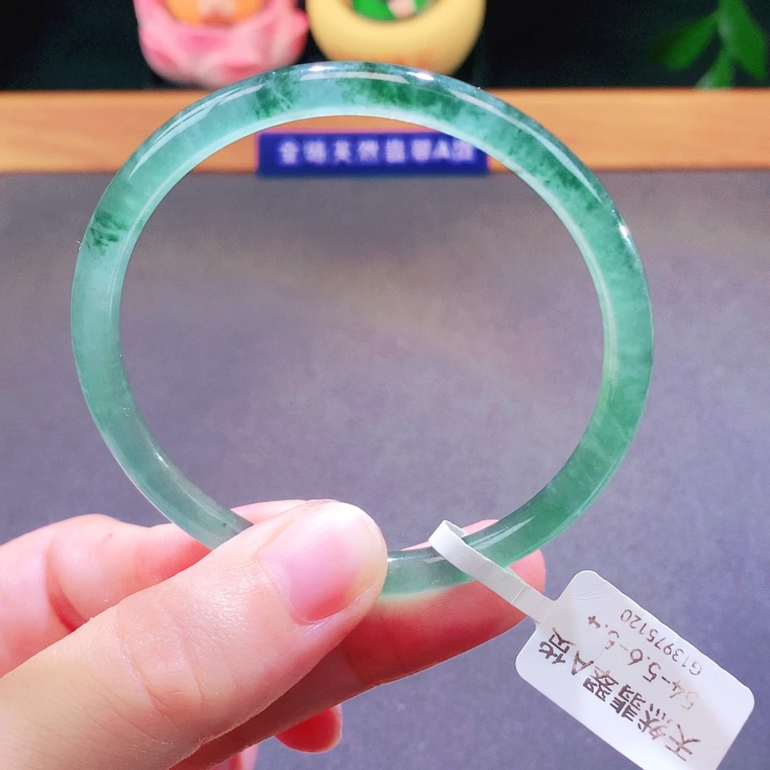 翡翠未镶嵌手镯天然翡翠
